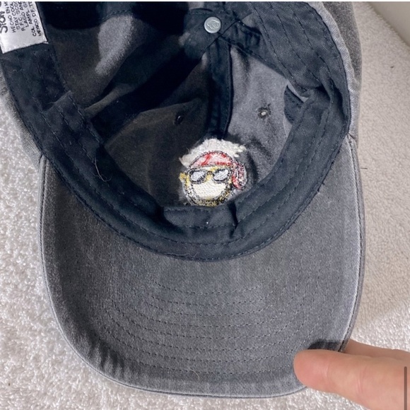 Vintage Stay Cool In Cabo Washed Black Embroidered Hat - Picture 7 of 9